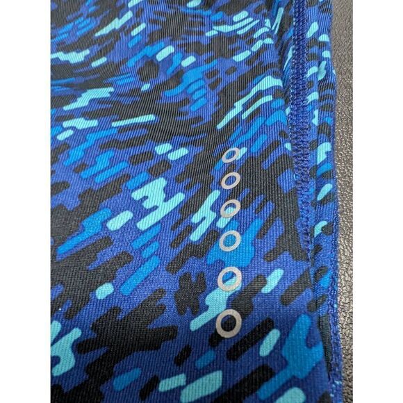 Nike Dri Fit Printed Training Cropped Leggings Blue Women’s Size - Picture 11 of 12